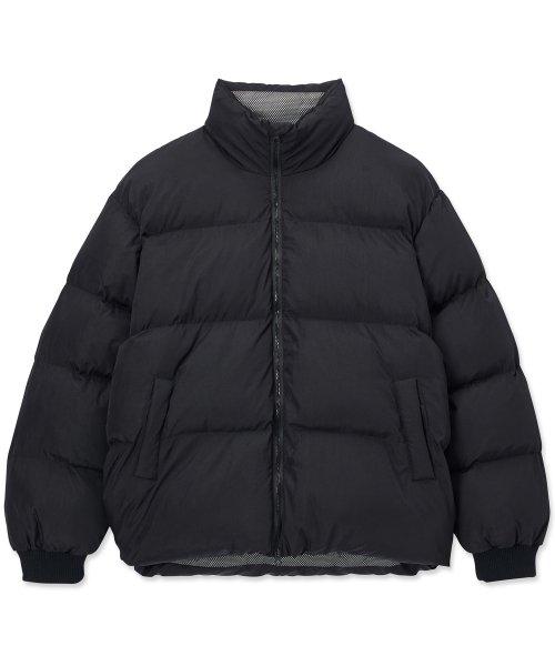 유니섹스 푸퍼 숏패딩 블랙