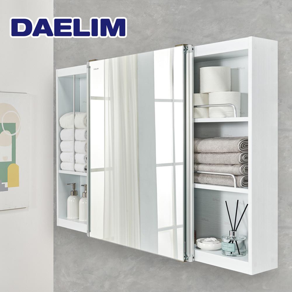 대림 욕실수납장 욕실장 화장실 화이트 가로1200세로800 슬라이딩장 슬라이드장