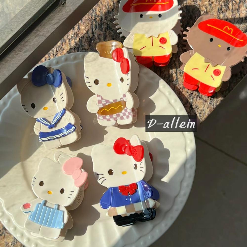 키티집게핀 헤어핀 귀여운 산리오 캐릭터 악세사리