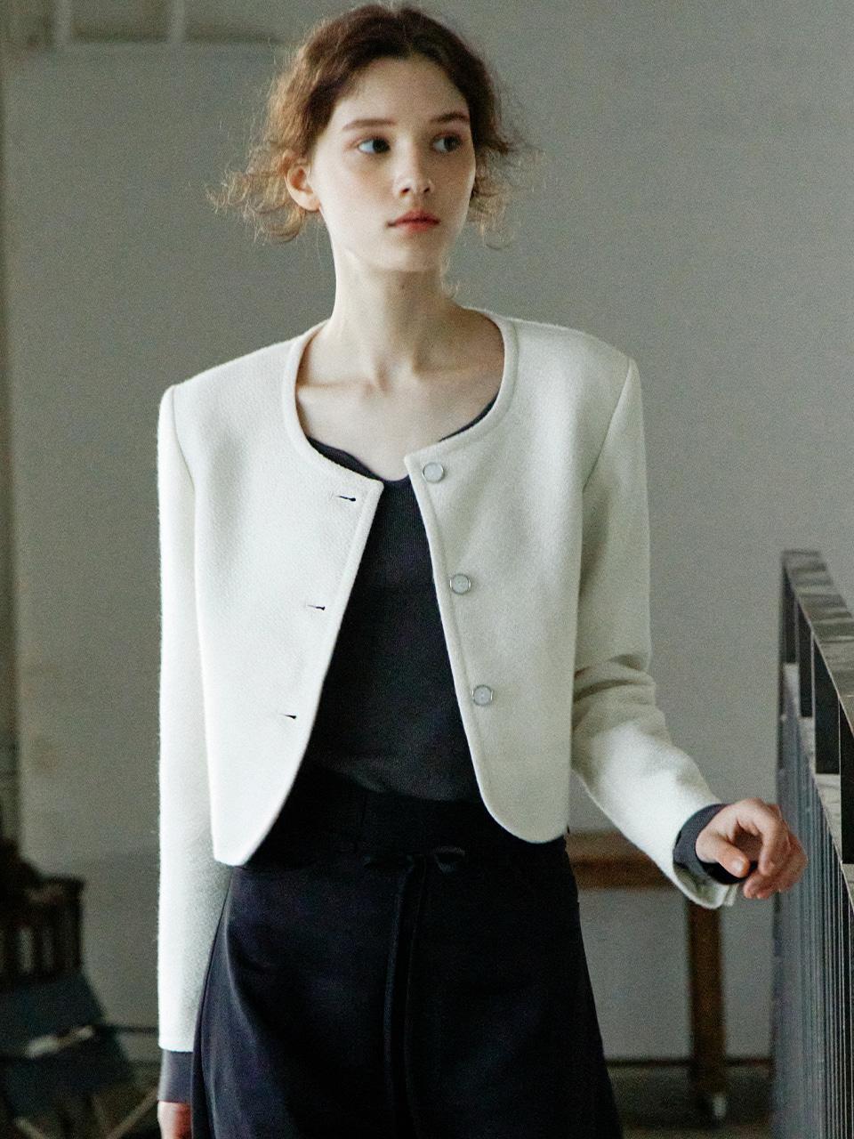 울 트위드 자켓 IV