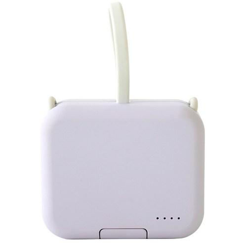 피앤지 미니 멀티 듀얼 휴대폰 거치 보조배터리 C타입 8핀