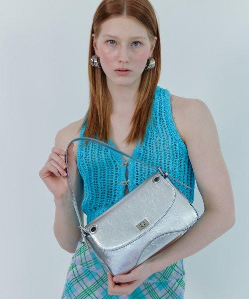 멜리조 숄더백 실버