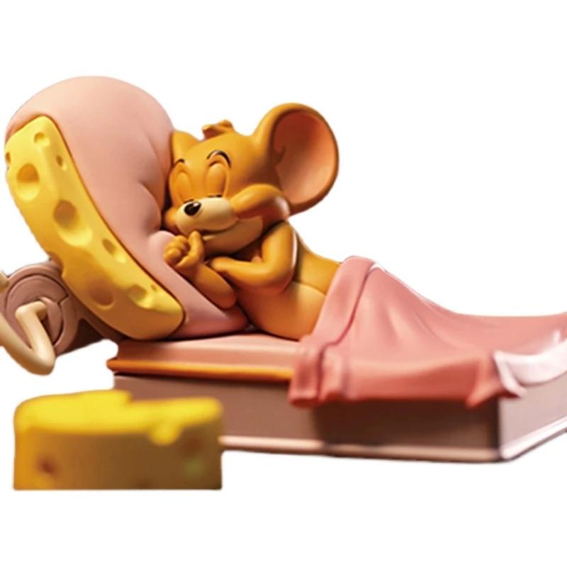 애니메이션 톰과 제리 블라인드 박스 액션 피규어 스위트 드림 시리즈 고양이와 마우스 시리즈 모델, 어린이 장난감 데스크탑 크리스마스 선물