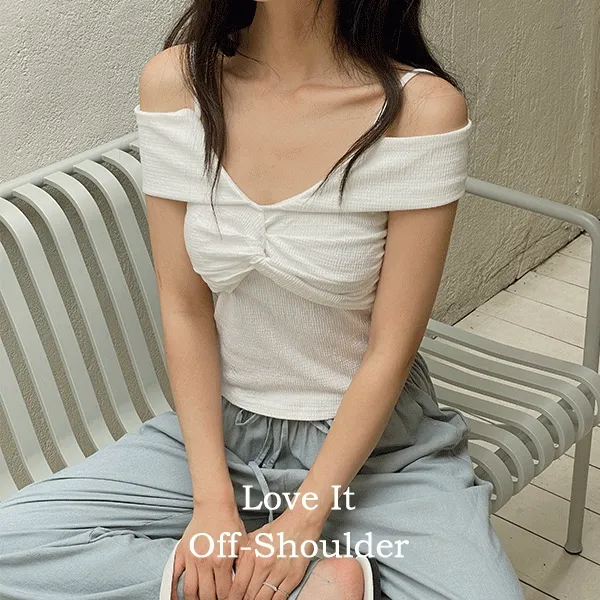 러브잇 오프숄더 나시티