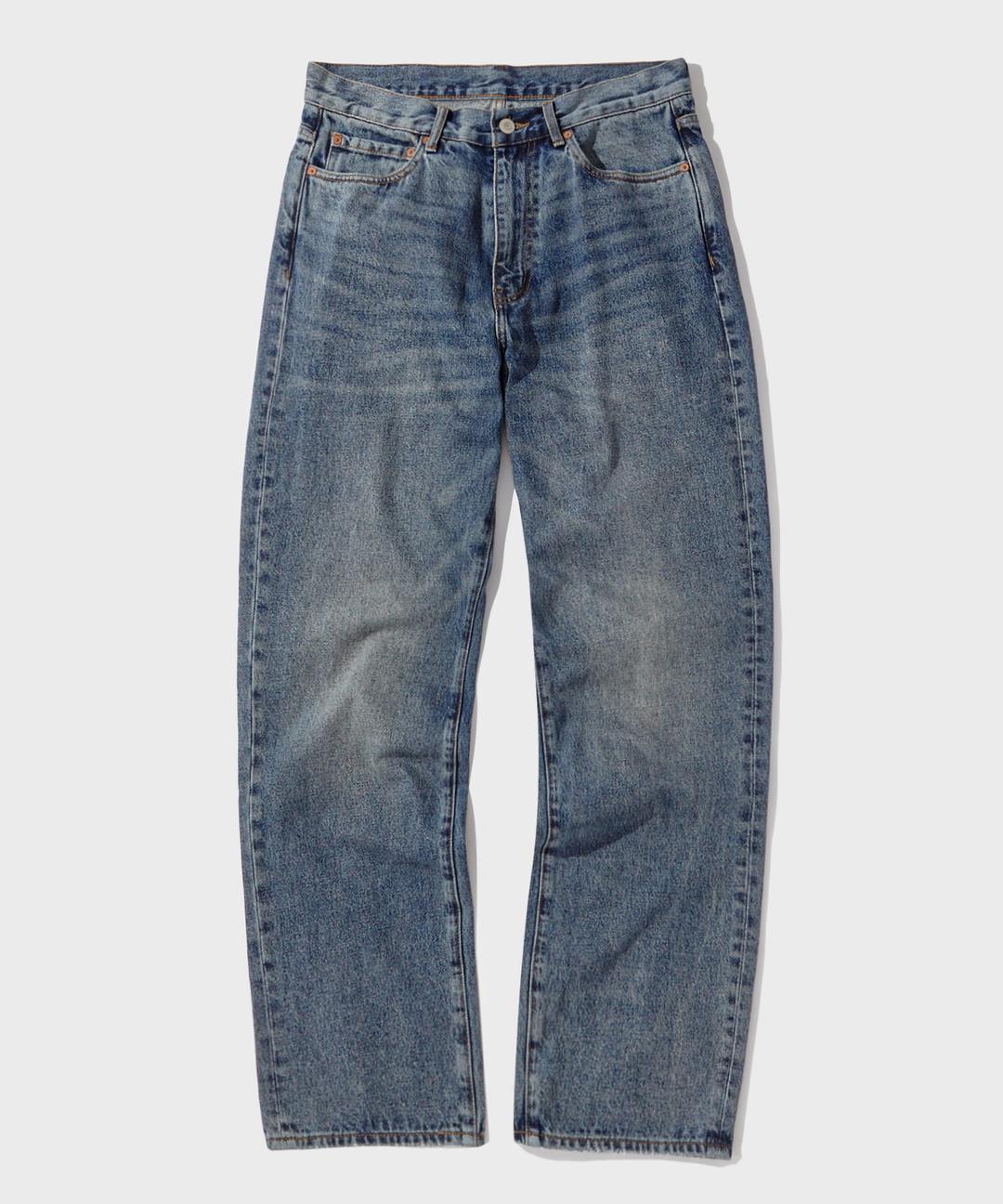 TAPERED LOOSE FIT DENIM PANTS_L.BLUE