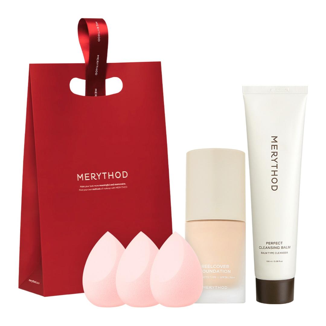 메리쏘드 결 3종세트, 릴커버 파운데이션 ..., 1세트 - 메이크업 | 쿠팡