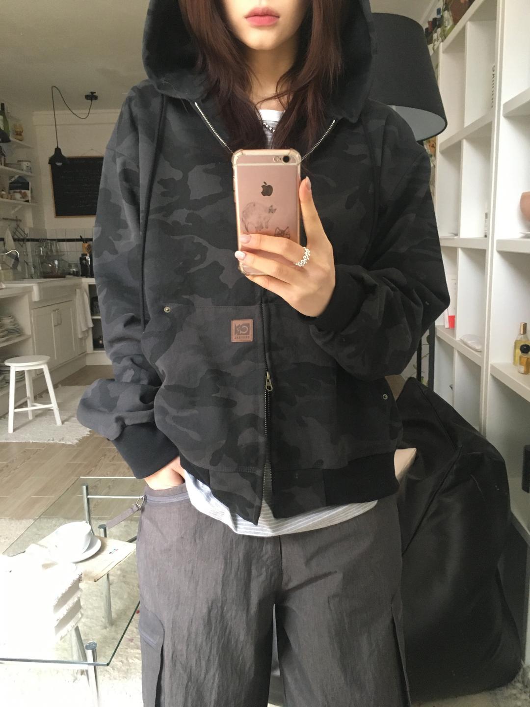 피넛데이즈 [MD 추천!] 카모 베로 후드 Zip-up (2 color)