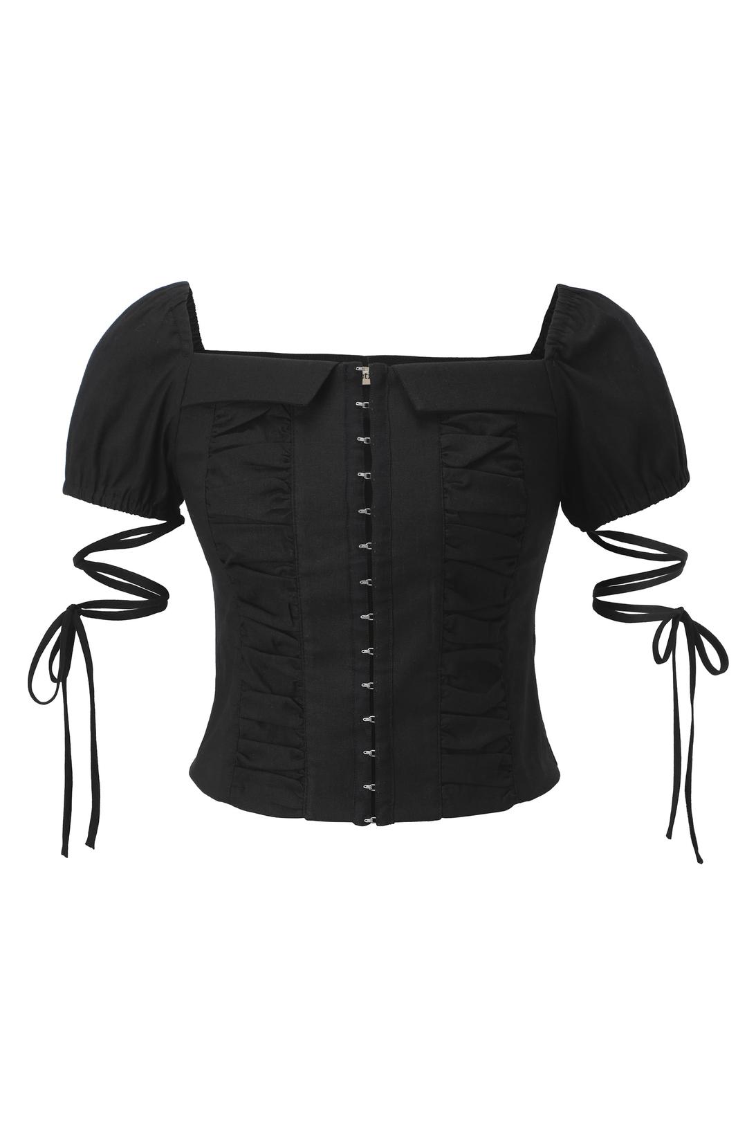 Hook ribbon blouse