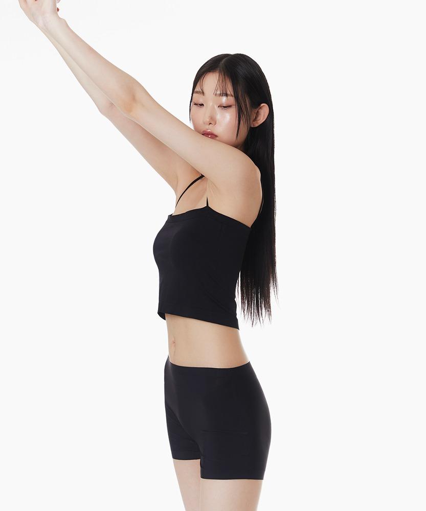 [균일가세일] 루시 슬리브리스 브라탑 - 블랙
