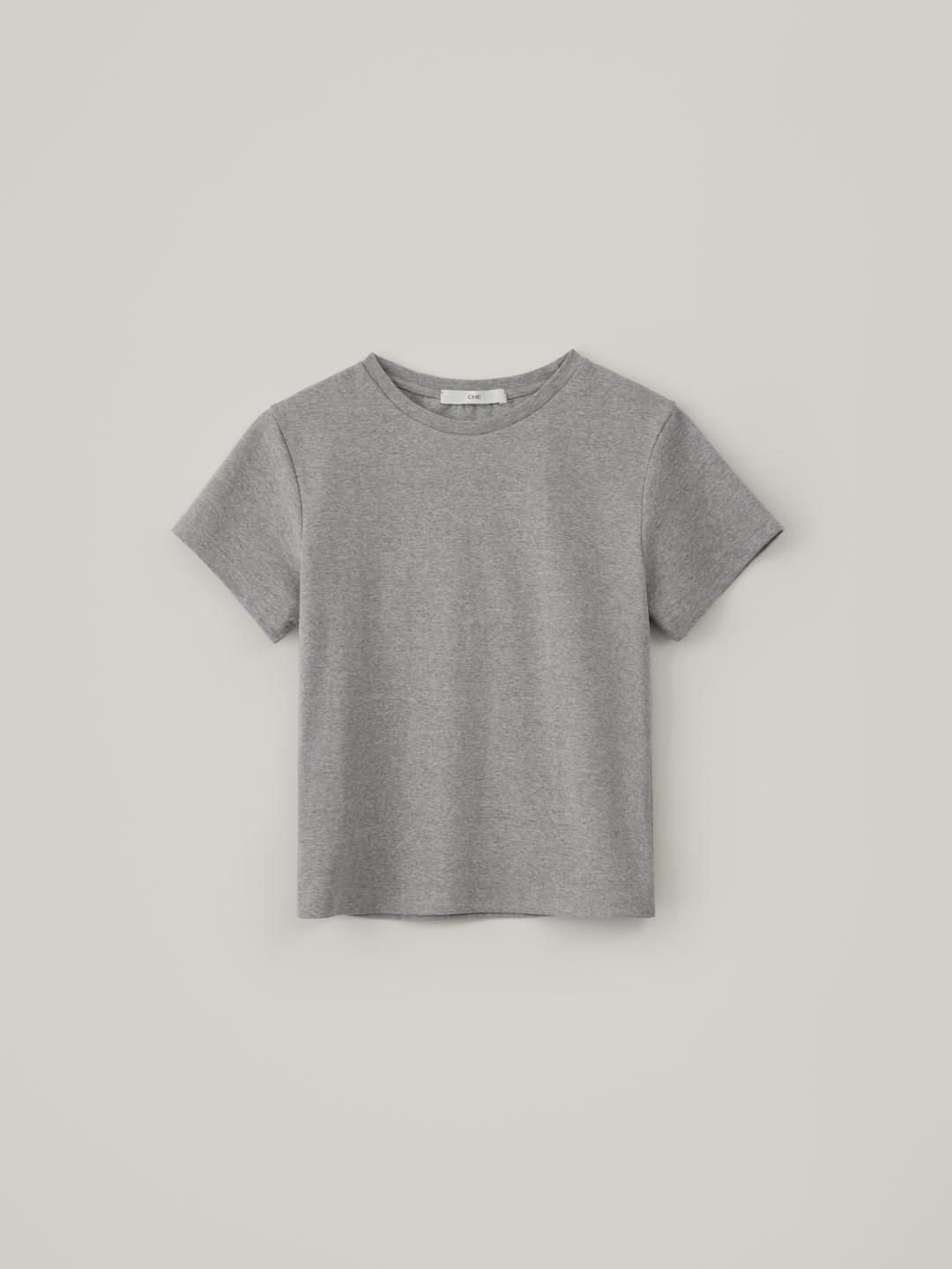 Basic Cotton T-Shirt - Gray