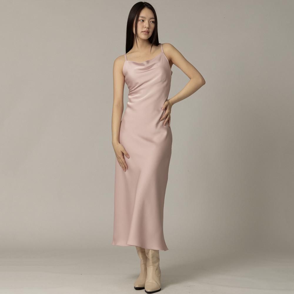 드레이프 실키 슬립 롱원피스(MD추천)