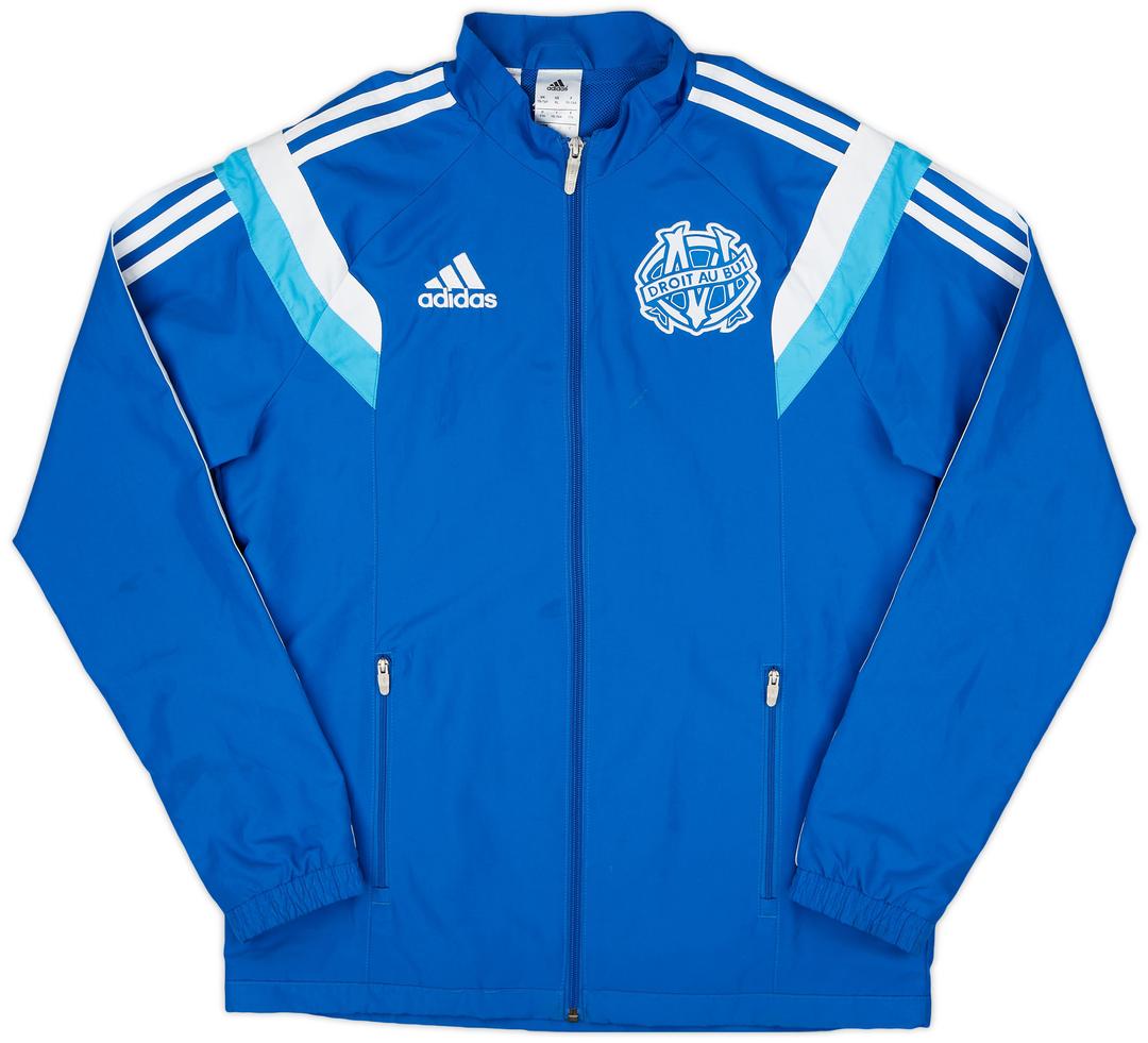 2014-15 Olympique Marseille adidas Track Jacket - 9/10 - (XL.Boys)