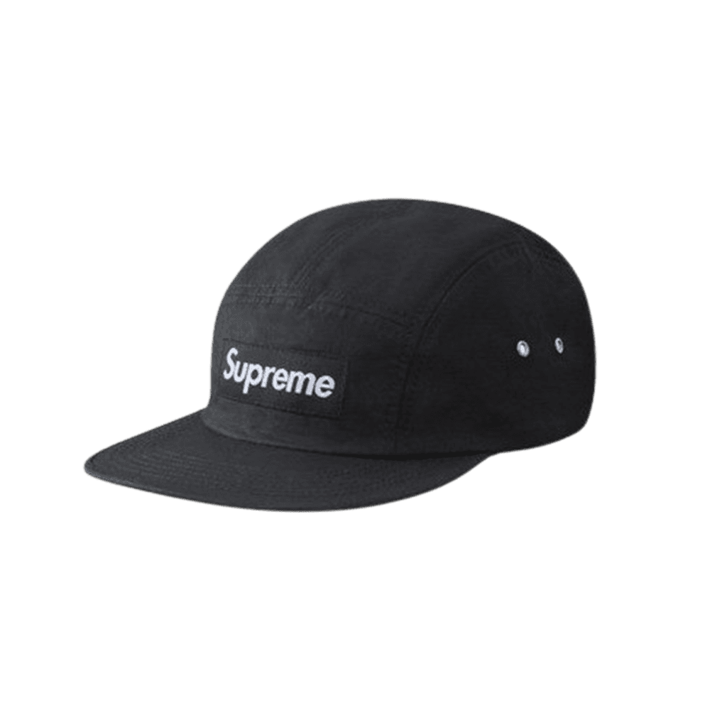 슈프림 왁스 코튼 캠프캡 블랙 (23FW)