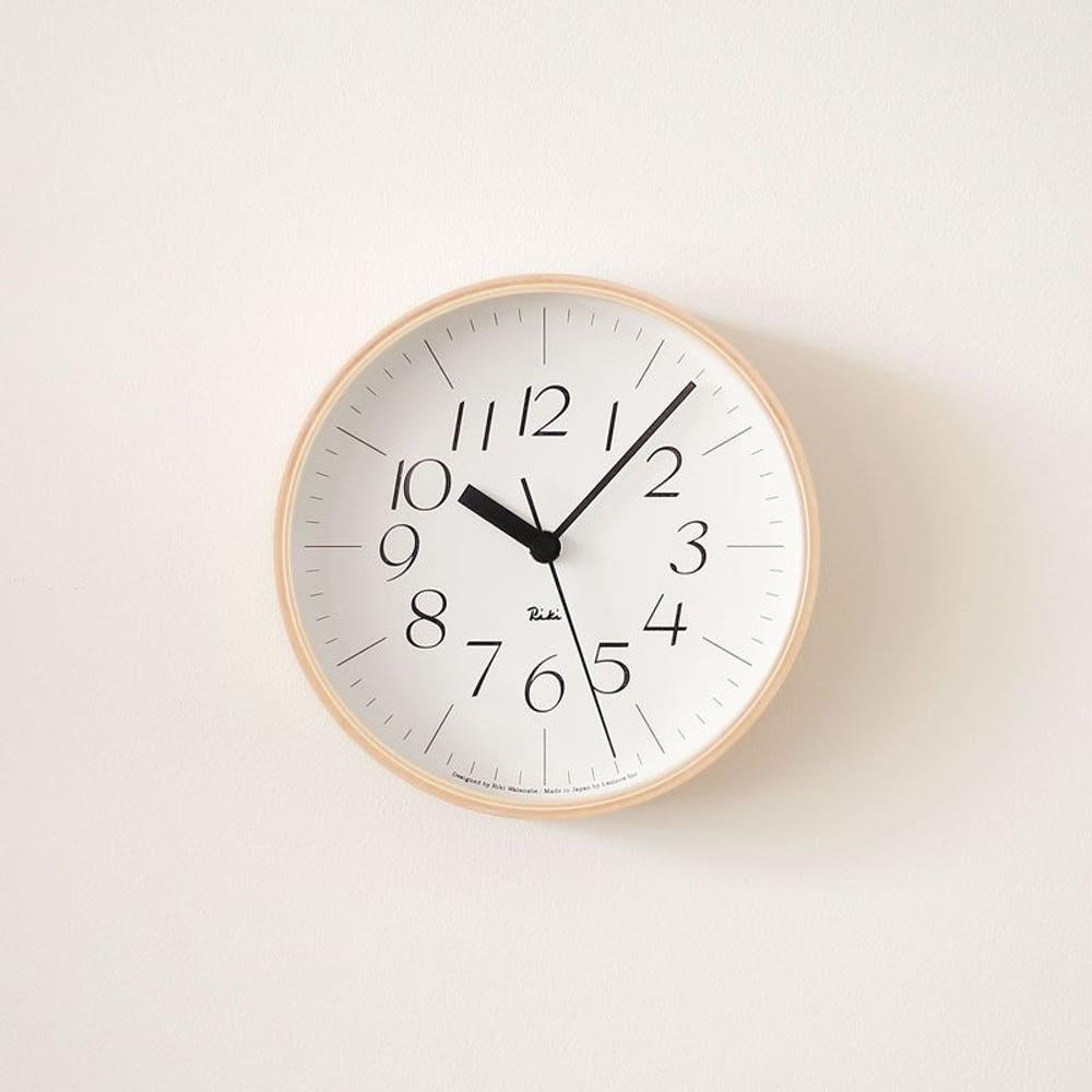 렘노스 무소음 벽시계 리키 클락 인테리어 벽시계 일본 LEMNOS WR-0312