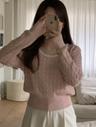 매들리 배색 knit