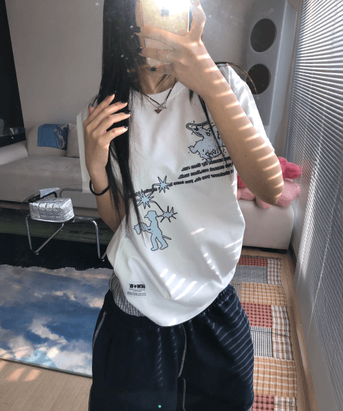 SPARK 오버핏 반팔티