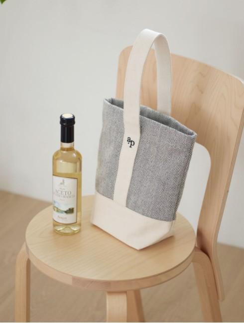 [아포엘] Cannele bag_herring bone black 까눌레 백_헤링본 블랙