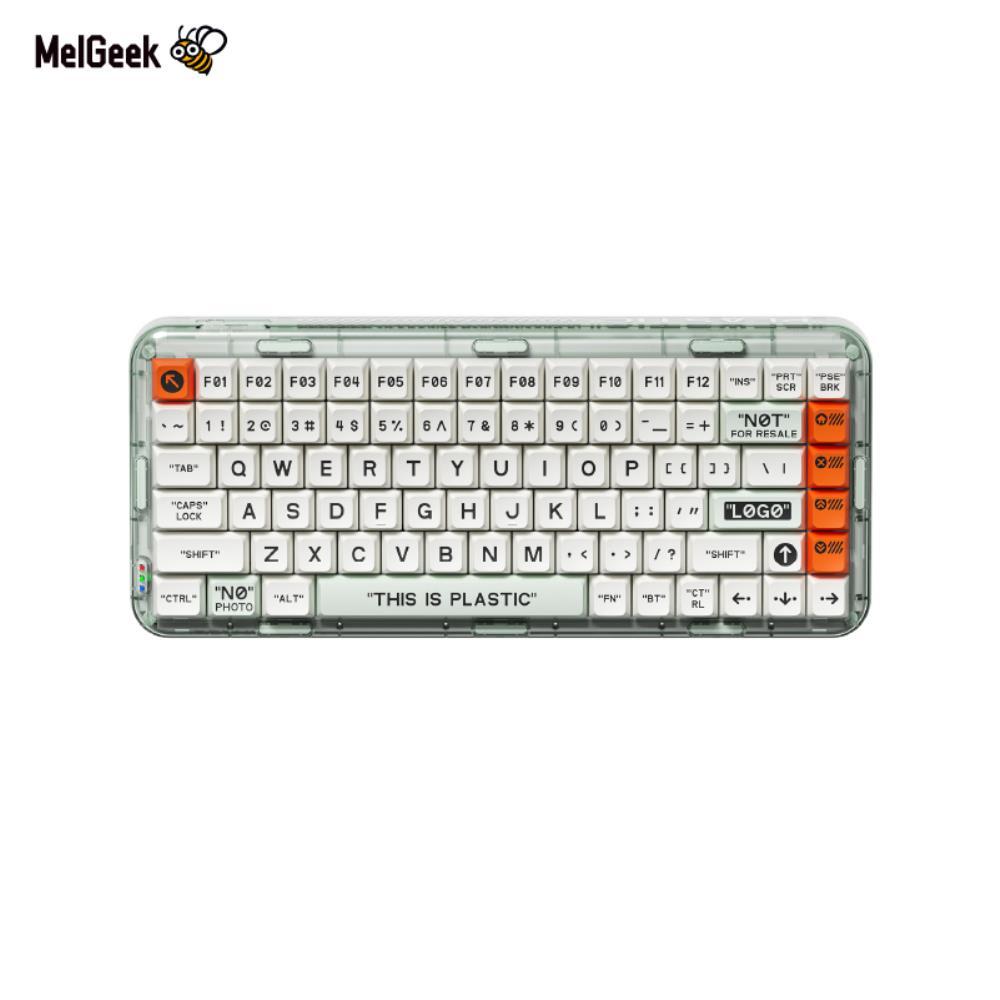 MelGeek Mojo84 멜긱 모조84 플라스틱 투명 기계식 키보드 카일 박스 갈축