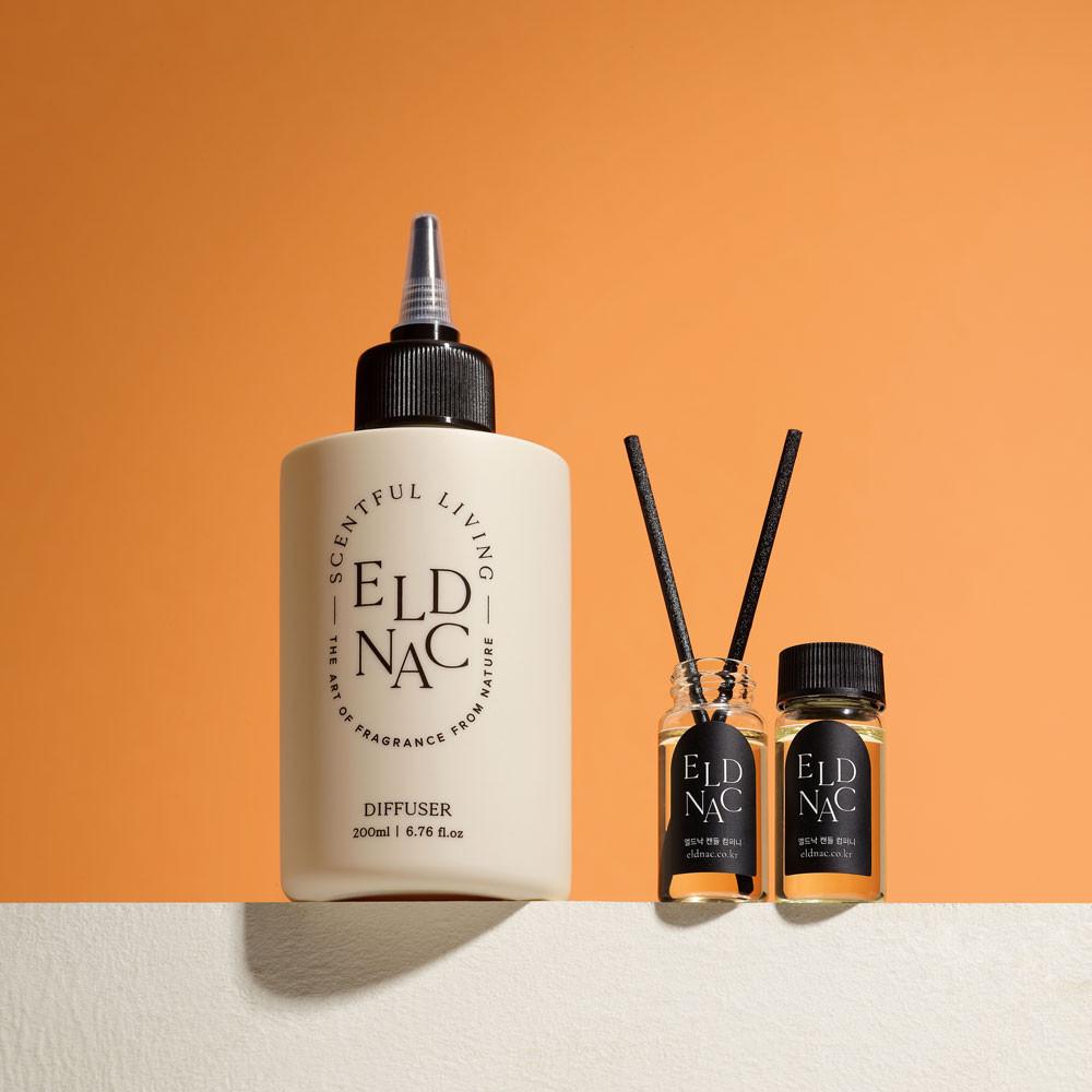 엘드낙 미니 디퓨저 (200ml) 18가지 프랑스 향료 리필형(타입) 리필액 소분형 실내방향제 책상 사무실 현관