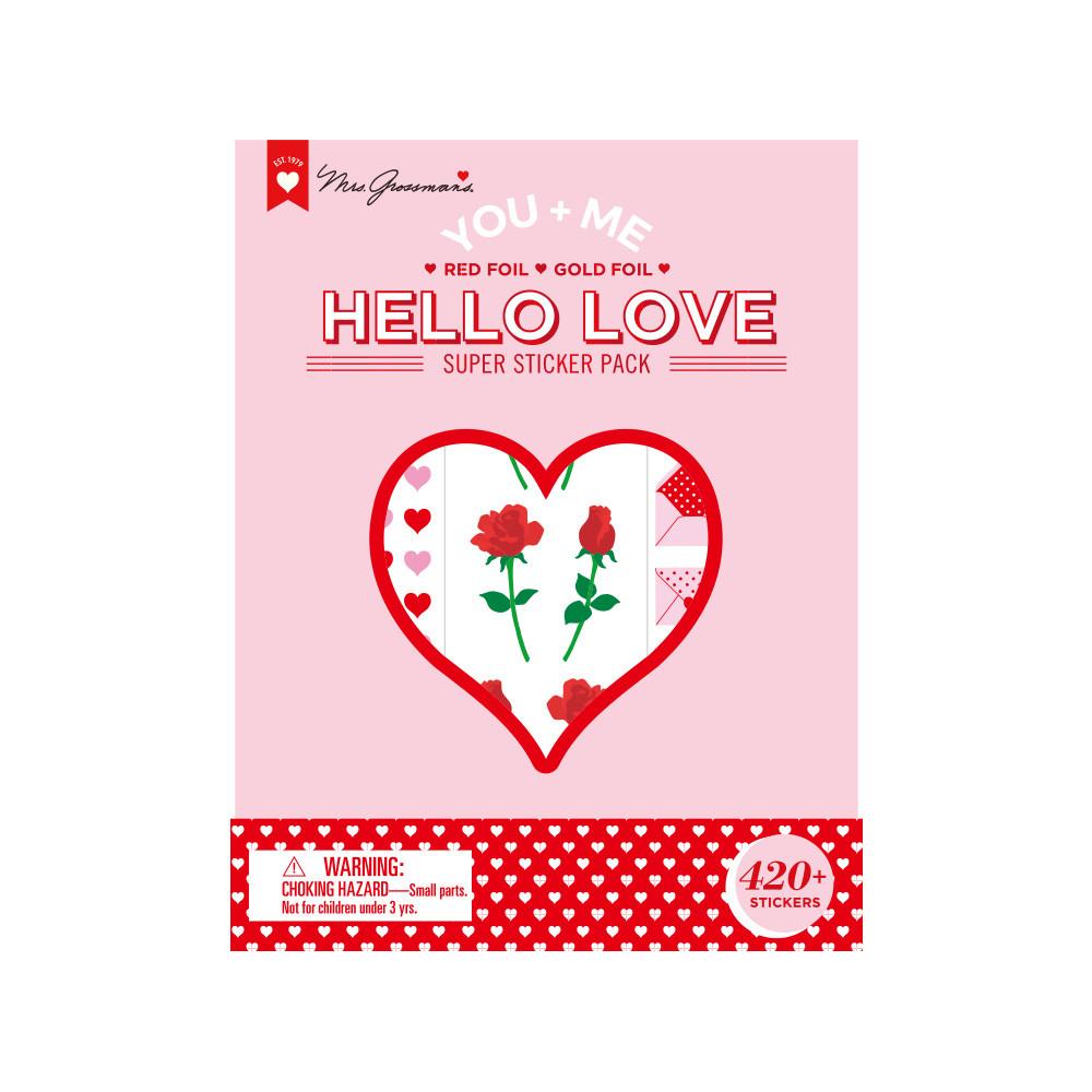 [미세스그로스만 스티커북07] Hello love 사랑 다꾸 앨범 빈티지 쓱티커 46733