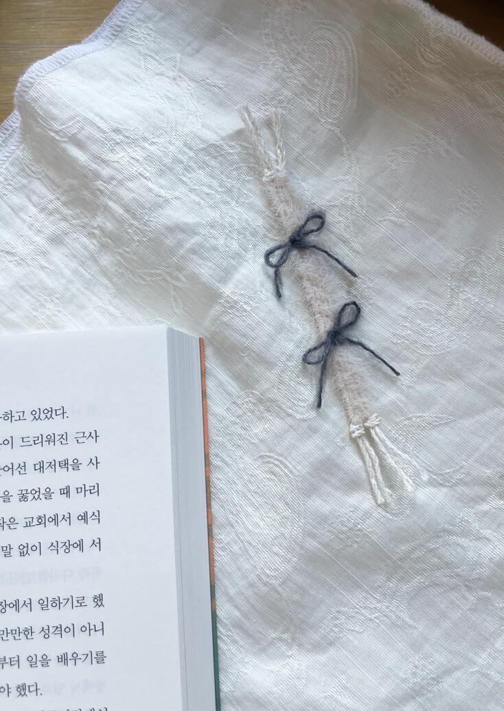 Bookmark - 리본 그레이