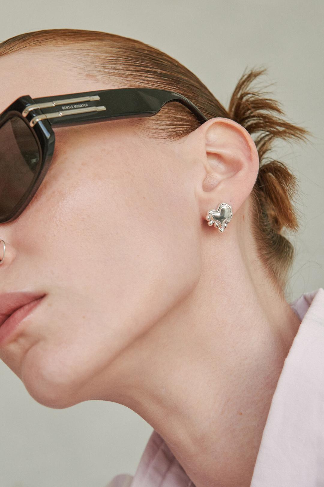 Melting Heart Earring