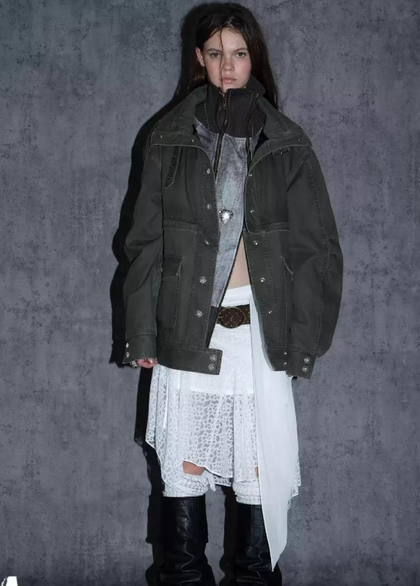 [예약 판매 10% Sale] DoublePunch Dirty Quilted Two-Wear Long & Short Silhouette Thick Coat