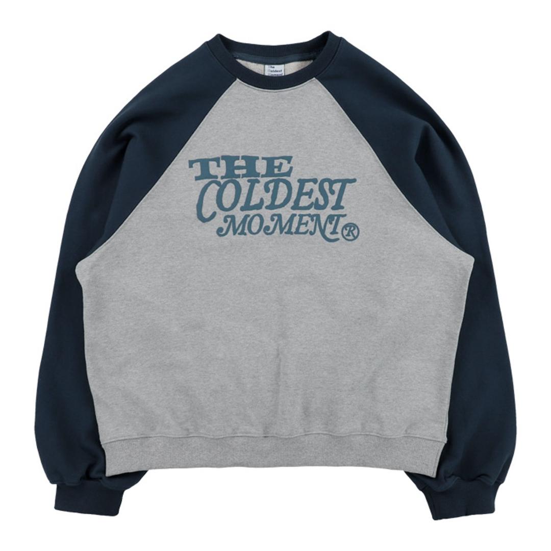 TCM logo raglan mtm (melange/navy)