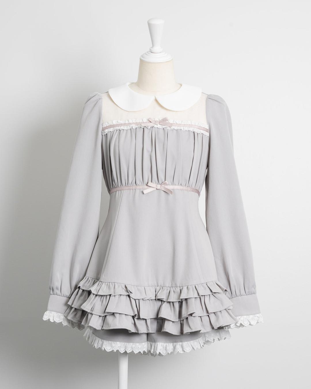 チュール切り替えティアードセットアップ