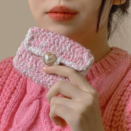 🫶🏻🎀트윙클 트위드 뜨개지갑🎀🫶🏻