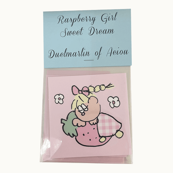 Raspberry Girl Sticker Sweet Dream 6 set