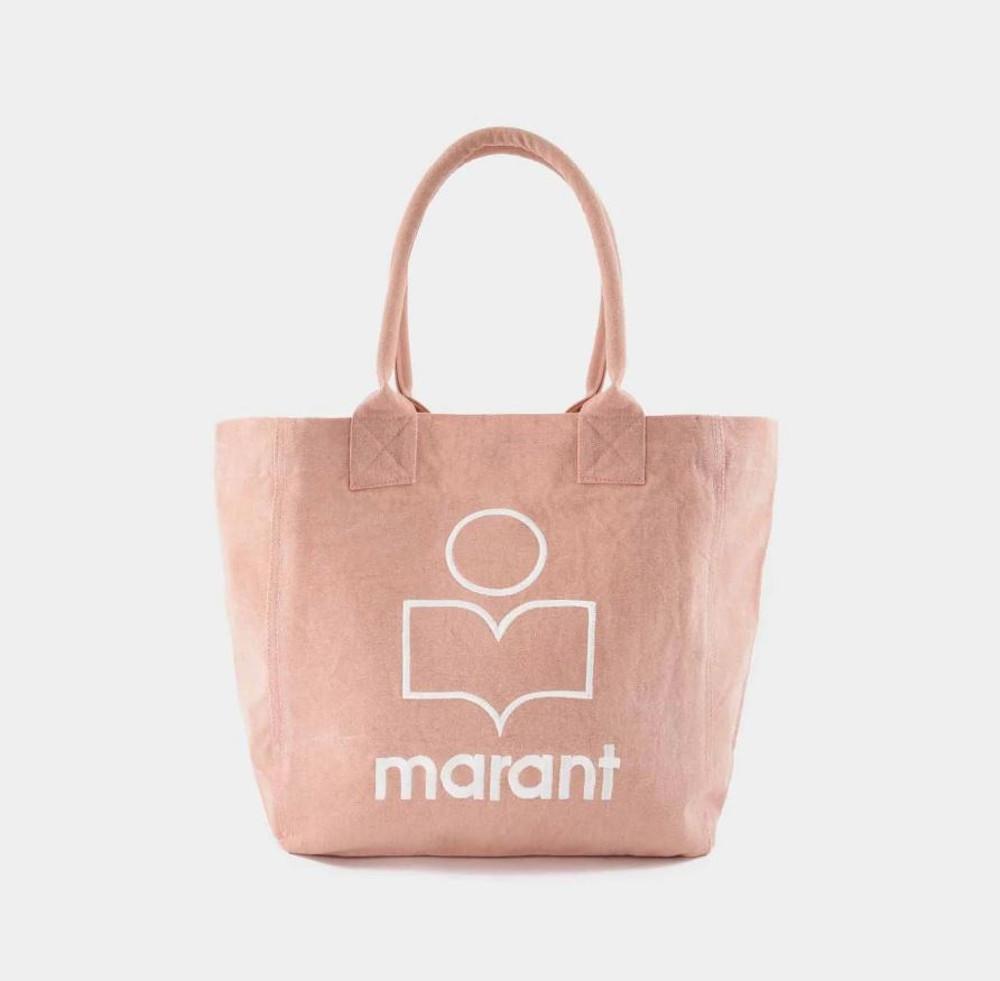 이자벨마랑 스몰 옌키 YENKY 에코백 토트백 숄더백 23SS 파파야 핑크 컬러