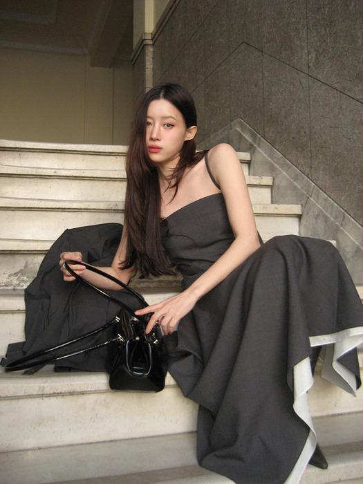 언발란스 미디 원피스 EMP4WOP050