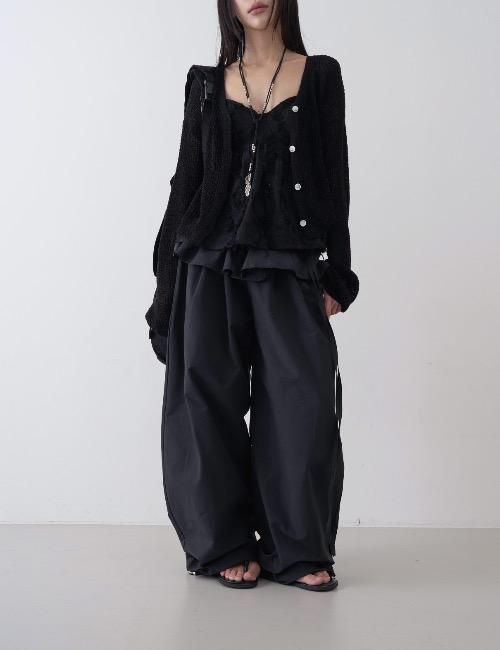 golgi ballon v neck cardigan