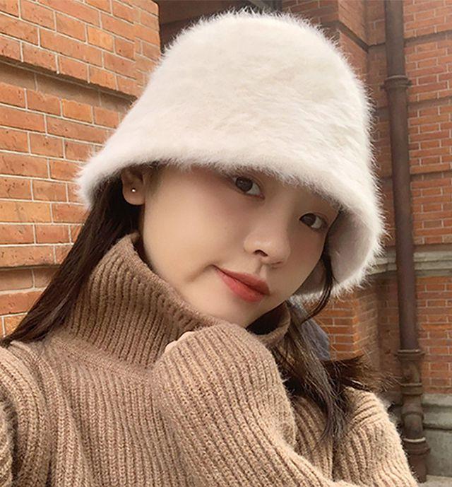 [당일츨고 미친세일/주문폭주]앙고라 버킷햇 벙거지 모자