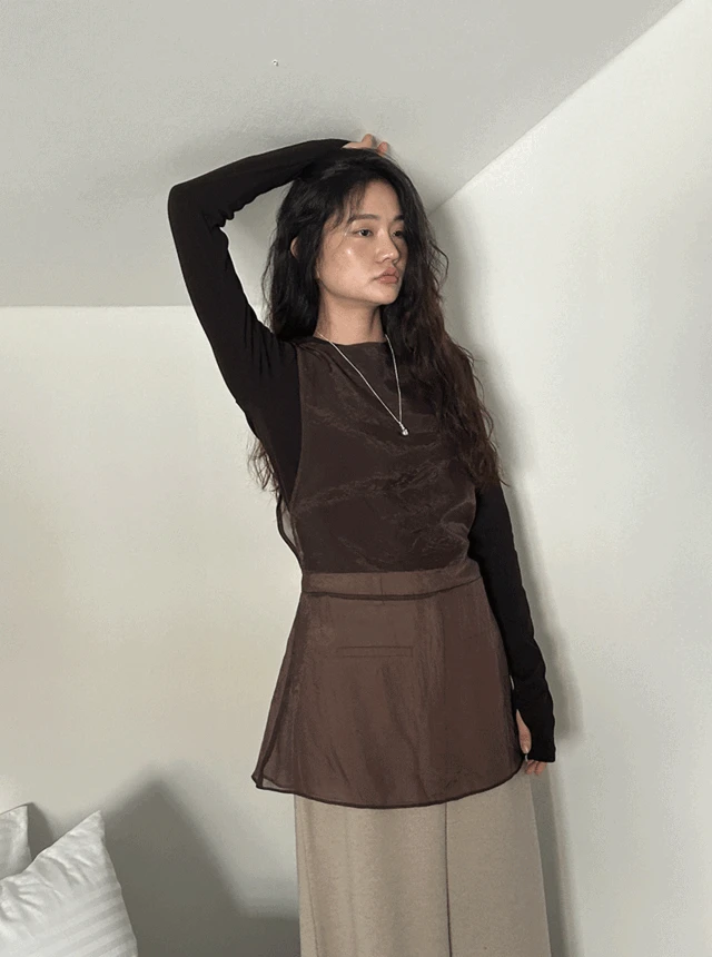 샤븐시스루뷔스티에