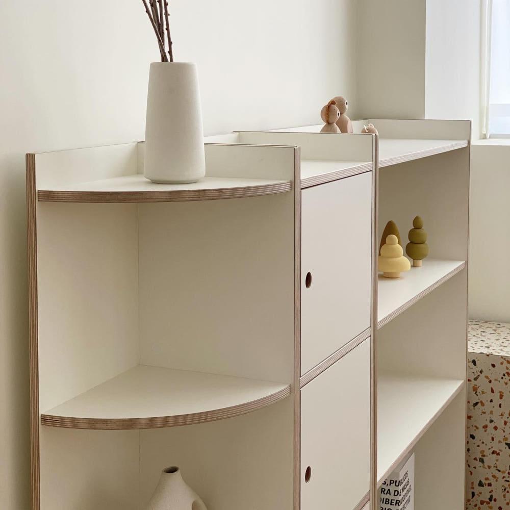 JD홈드레싱 3단 라운드 마감장 