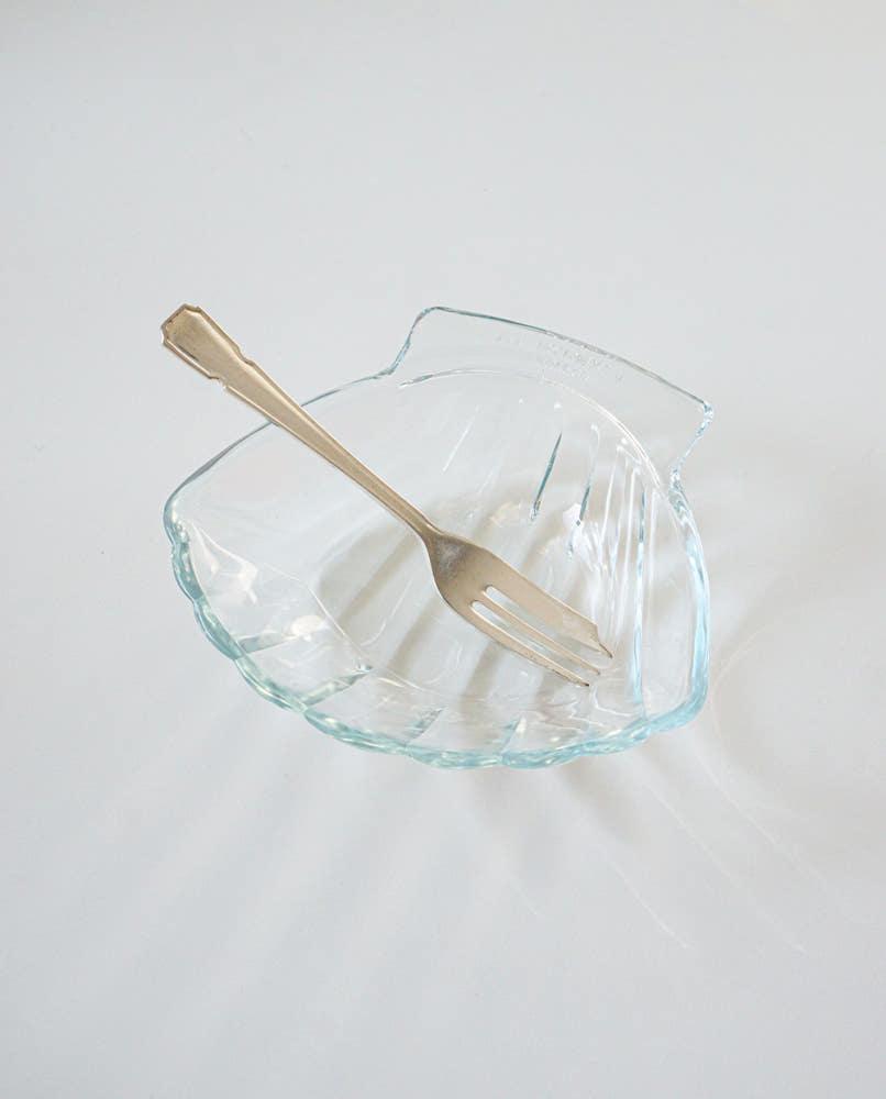 [vintage] 파이렉스 디저트 글라스 접시 (pyrex shell dessert glass plate)