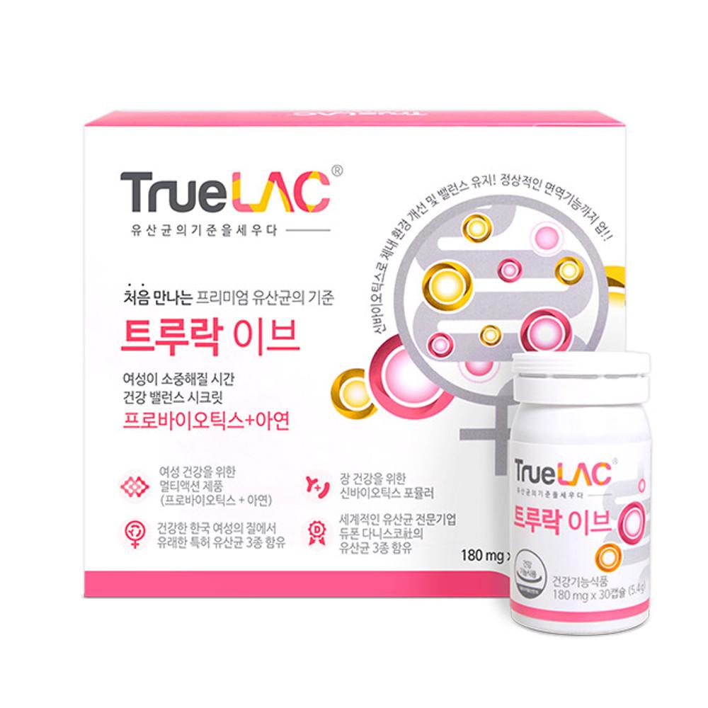 트루락 이브 질 유래 여성 유산균 장건강 면역 1BOX