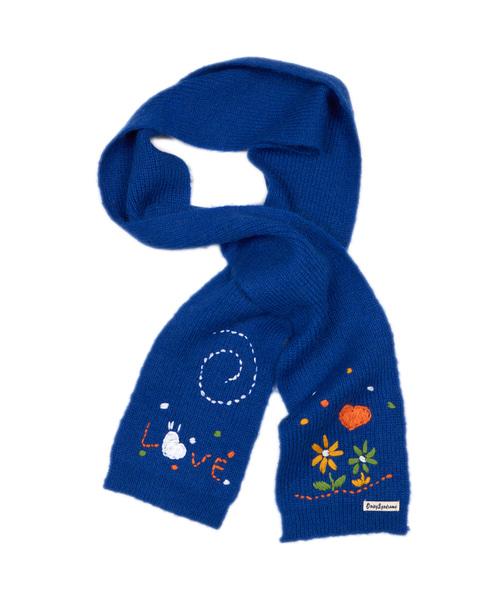 NEEDLE POINT MUFFLER blue