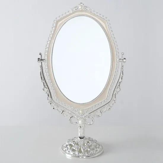 퀸스실버 엔틱 양면탁상거울(웨이브-대) - 한샘몰