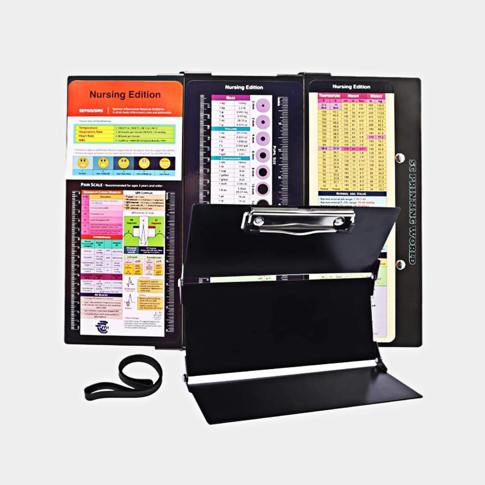 3단 접이식 간호사 클립보드