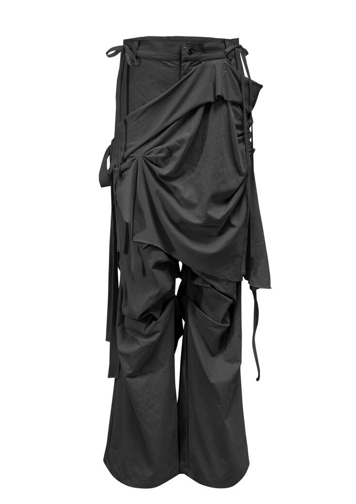 LAYERING BY PANTS . BLACK