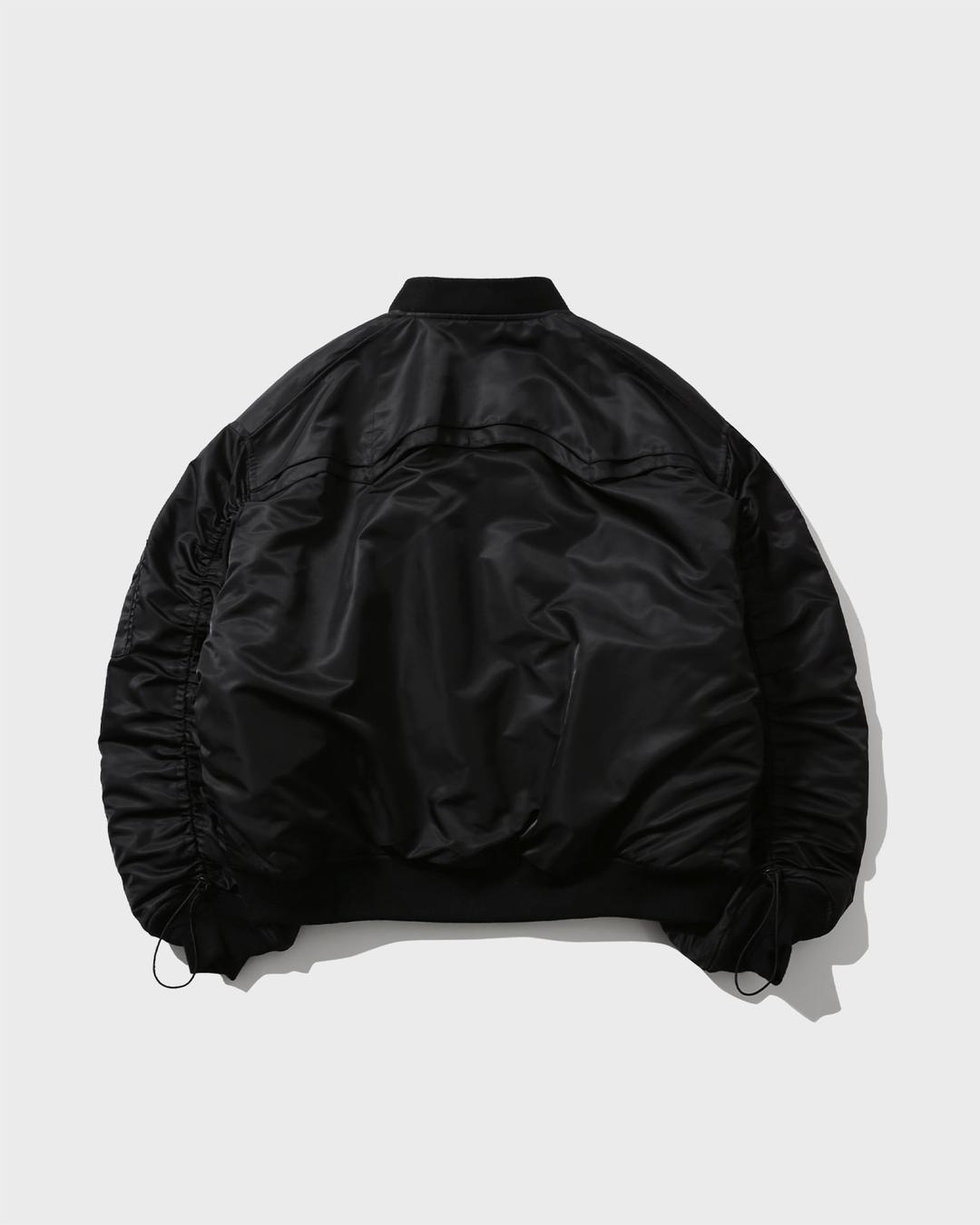 Trooper Shirring MA-1 Jacket - Black