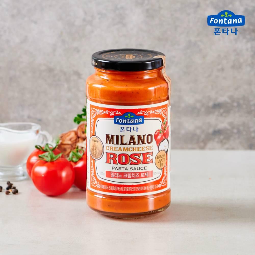 폰타나 크림치즈 로제 파스타소스 610g [원산지:상세설명에 표시]