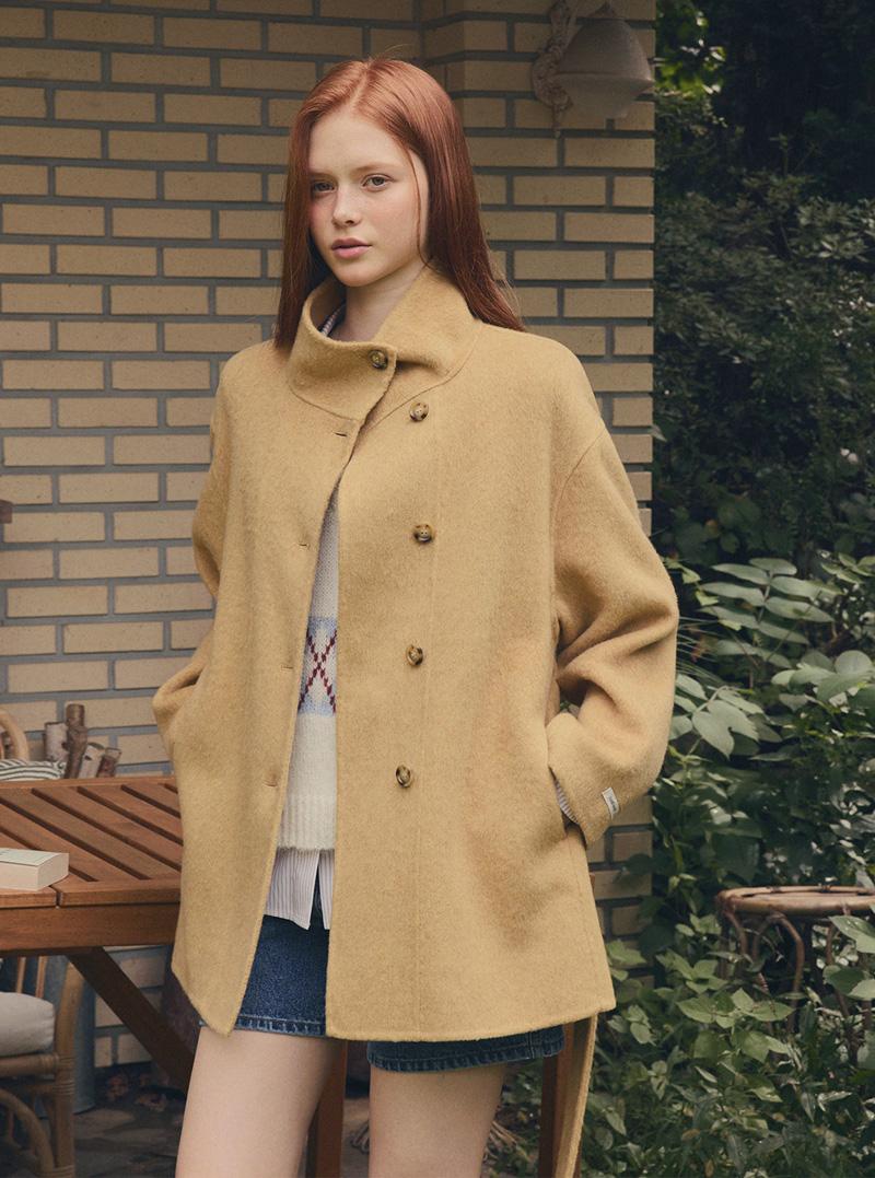 트위 [가은' pick]오비스 하프 핸드메이드 코트