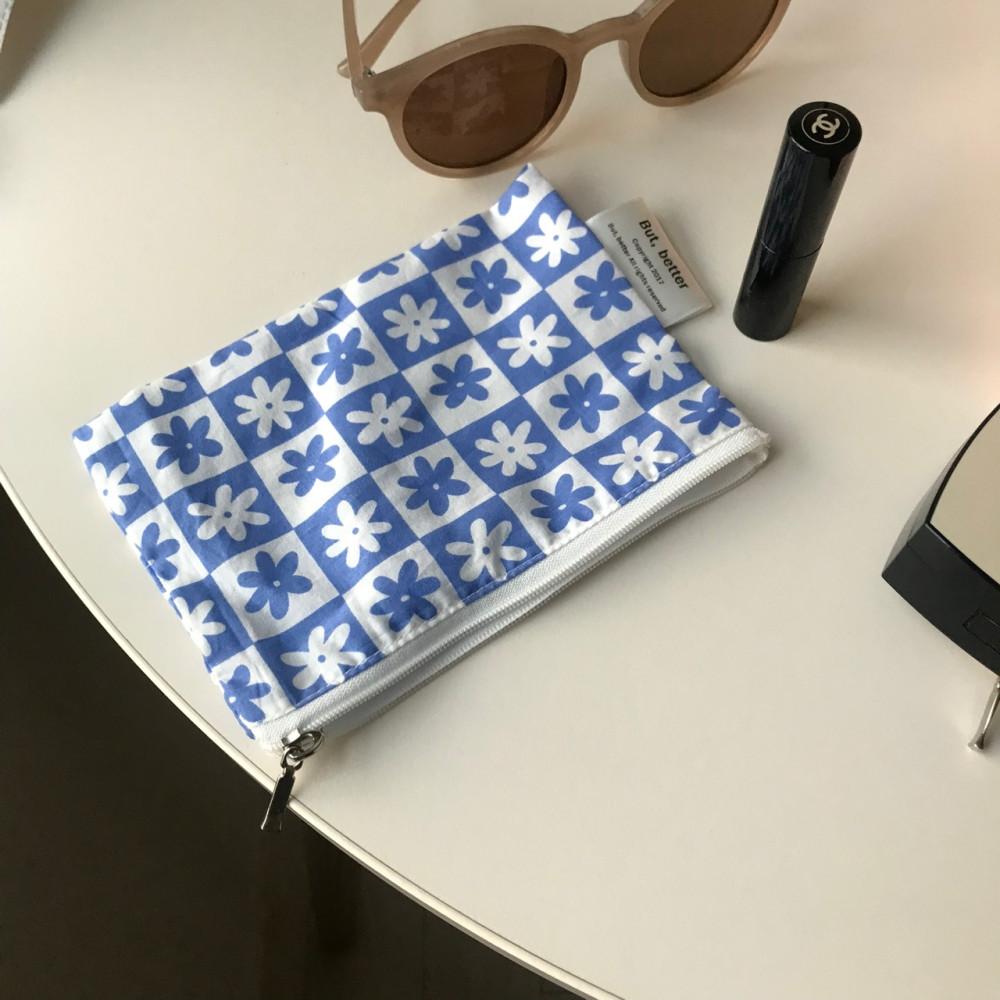 데이지체커보드파우치