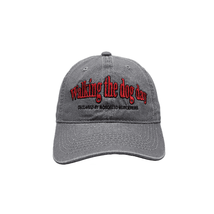 Walking the dog day CAP (Gray)