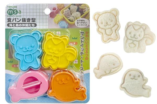 도시락꾸미기 식빵틀 바다와숲속친구들