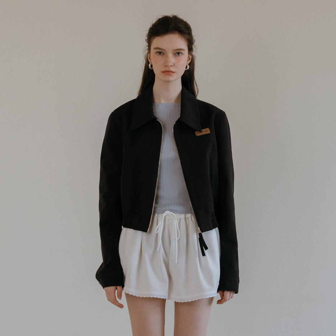 DIA COTTON JACKET (BLACK)